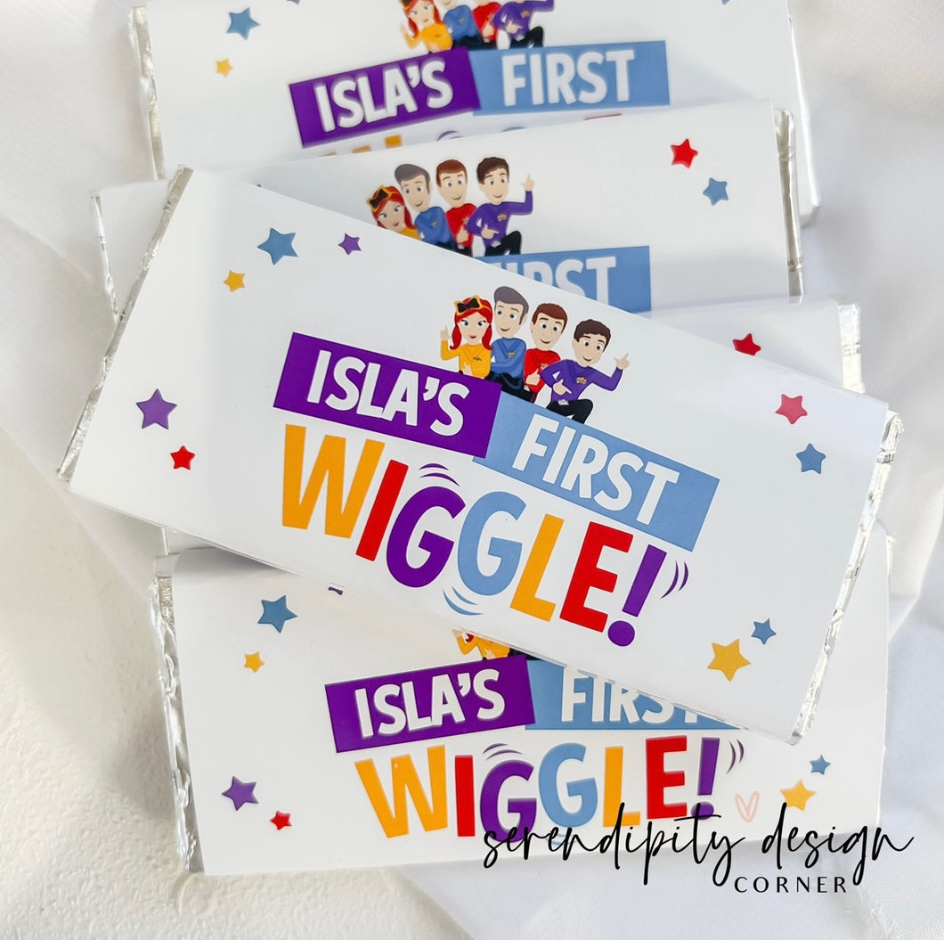 First Wiggle The Wiggles Chocolate Wrappers